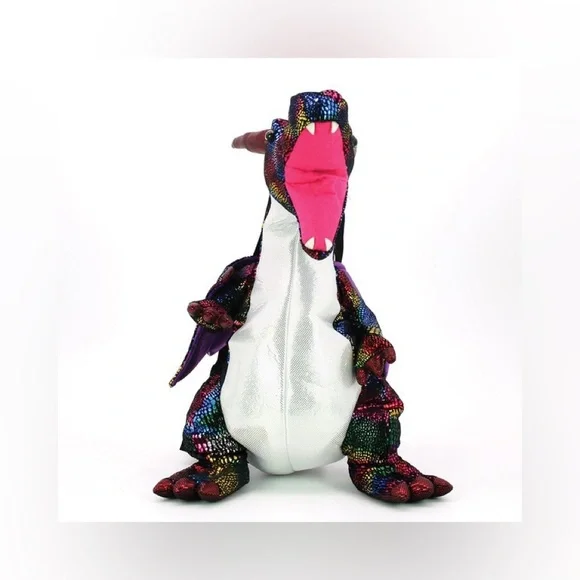 Cosplay Multi Color Magical Dragon Cute Plush 3D Backpack Bag - Picture 5 of 12